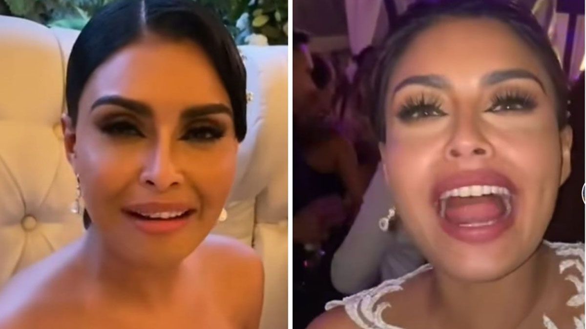 Kristal Silva comparte video antes y después de emborracharse en su boda