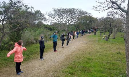 Este sábado se realizó un abrazo simbólico a la reserva natural, al igual que el fin de semana pasado. Este sábado se realizó un abrazo simbólico a la reserva natural, al igual que el fin de semana pasado.