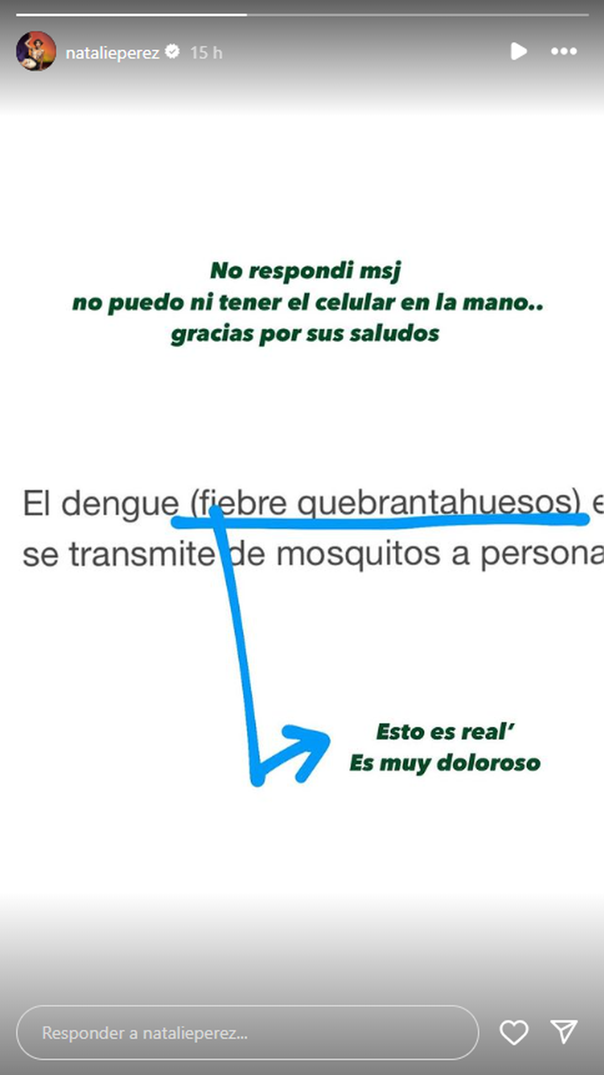 Natalie Pérez vía Instagram. Natalie Pérez vía Instagram.