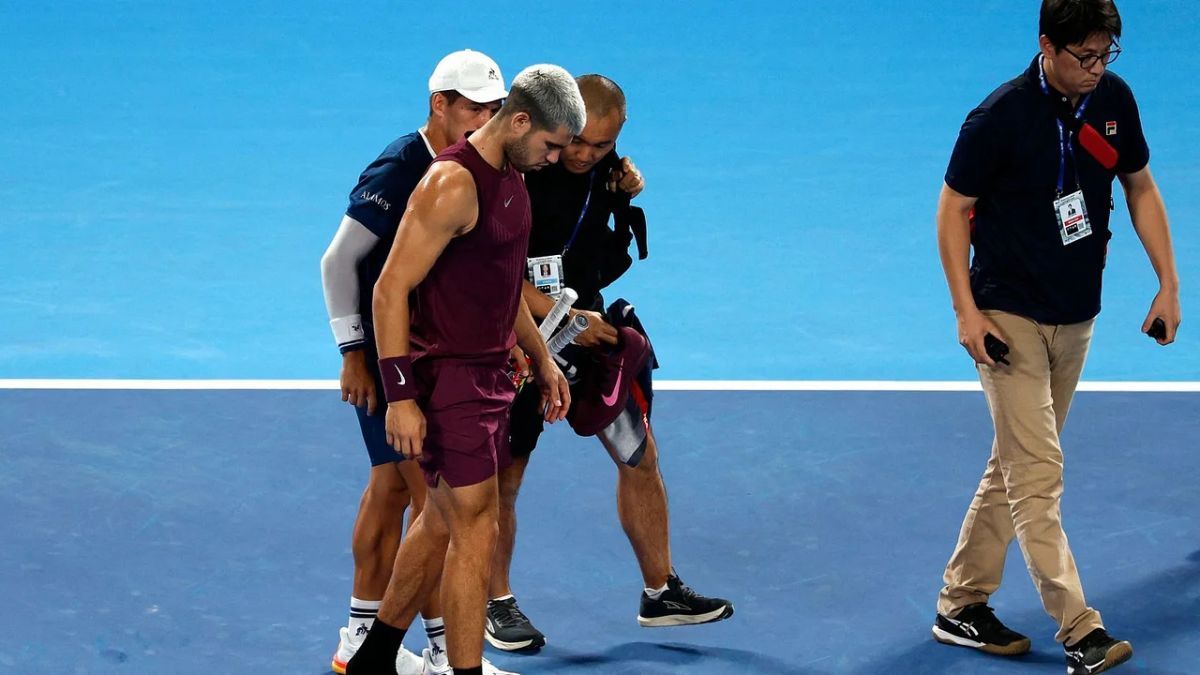 Carlos Alcaraz se bajó del Masters 1000 de Shanghái