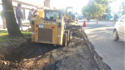 Santo Tomé: tránsito complicado en Avenida Luján por tareas de Vialidad Nacional