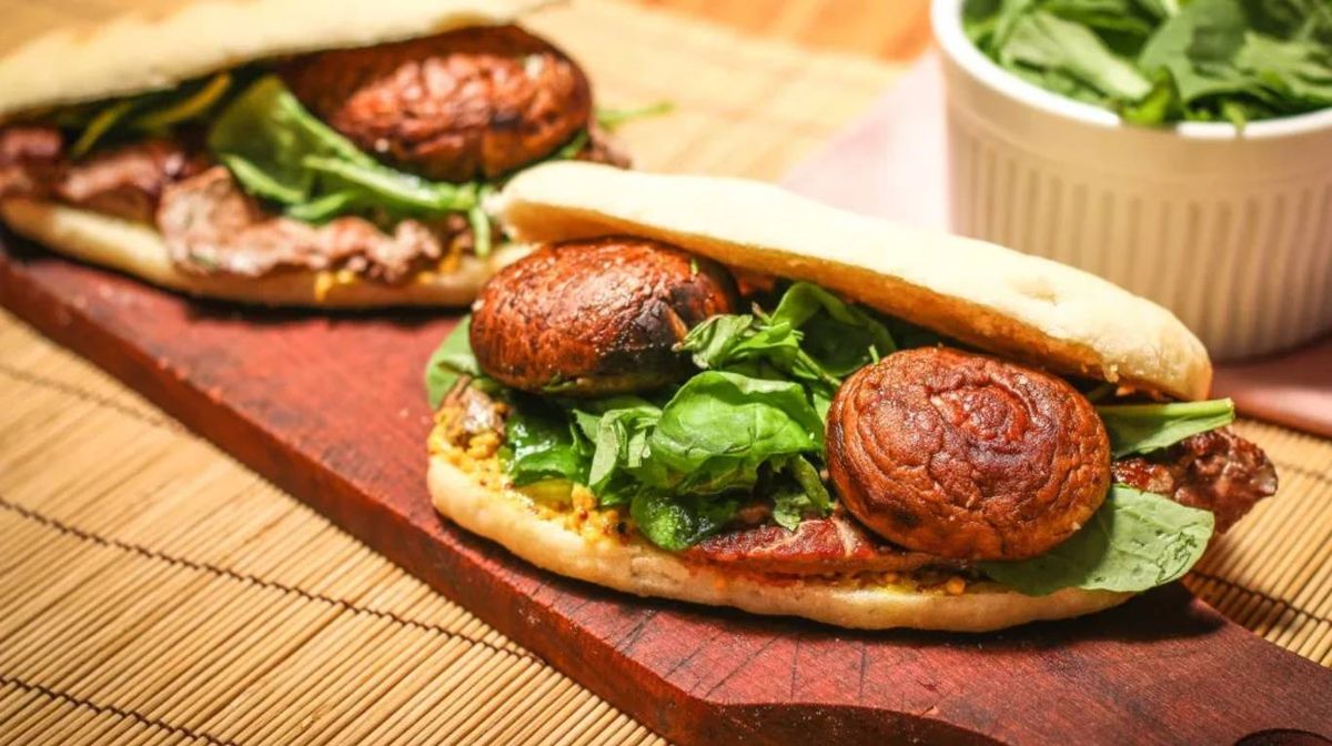 Sándwich de churrasco mariposa