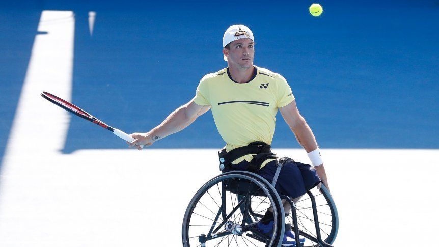 Gustavo Fernández se metió en la final de tenis adaptado