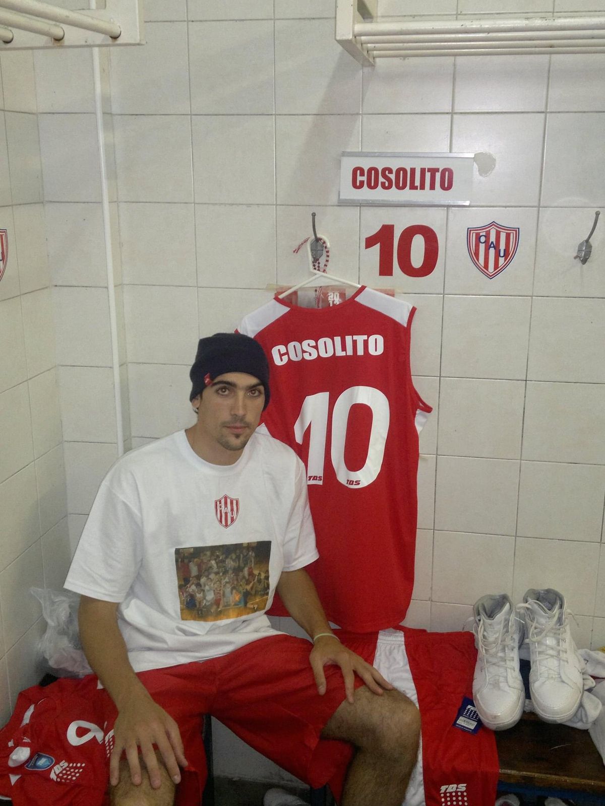 Mauro Cosolito en sus inicios en Unión. Mauro Cosolito en sus inicios en Unión.