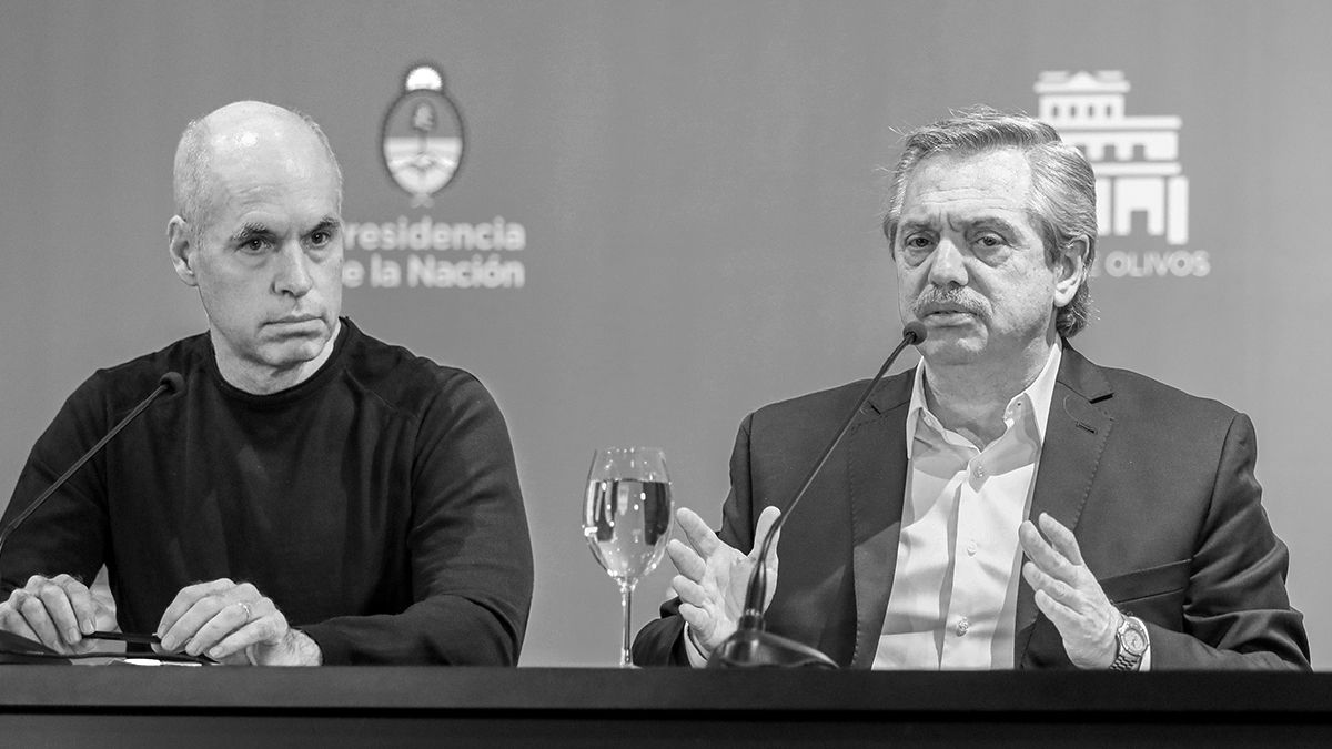 El vínculo entre Rodríguez Larreta y Fernández se resquebrajó desde la protesta de la policía bonaerense.&nbsp;