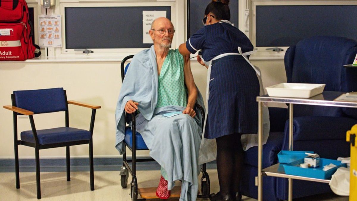 Shakespeare&nbsp;es un paciente en la sala de fragilidad de un hospital en la ciudad inglesa de Coventry.