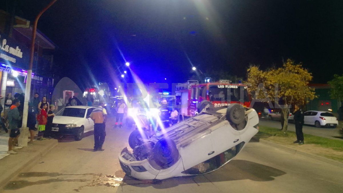 El siniestro se registró alrededor de las 21 del sábado. El siniestro se registró alrededor de las 21 del sábado.