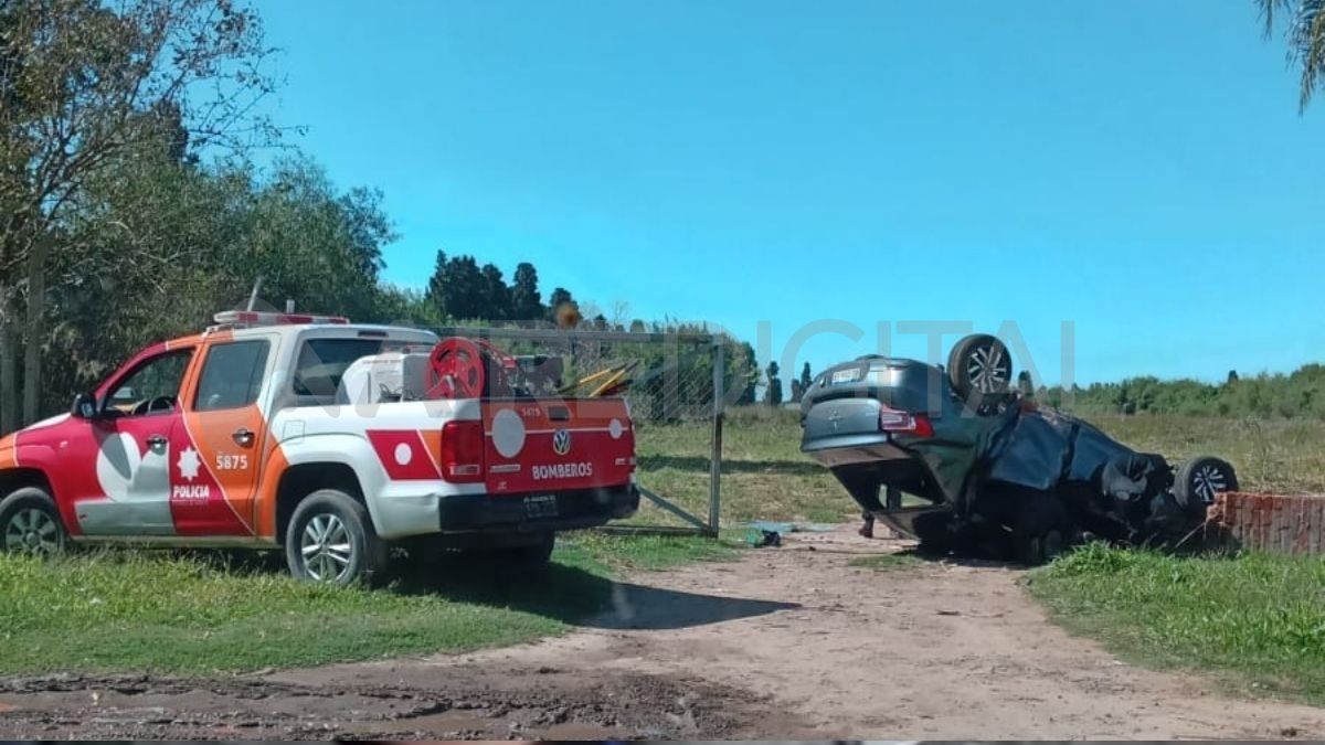 El conductor fue trasladado al Hospital José María Cullen