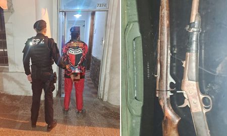 La policía detuvo a un hombre armado en Santa Fe