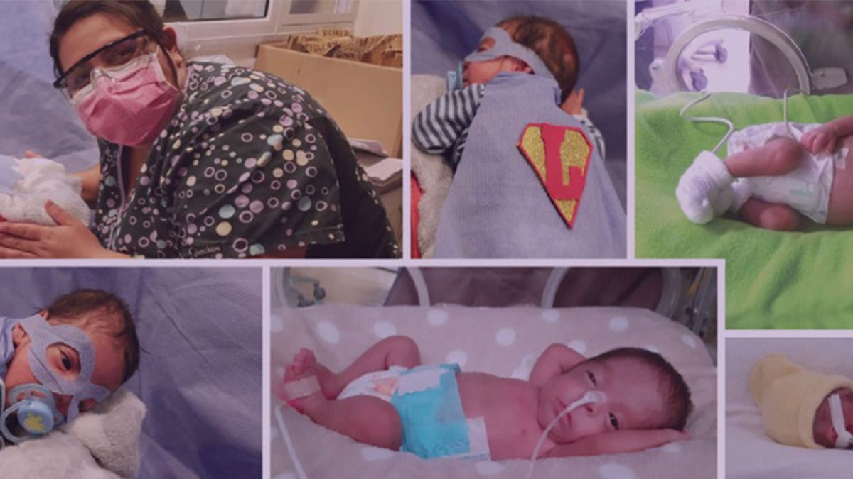 Lautaro Valentín&nbsp;nació con 24 semanas de gestación.&nbsp;Su madre tuvo preclamsia y el bebé llegó al mundo con 500 gramos