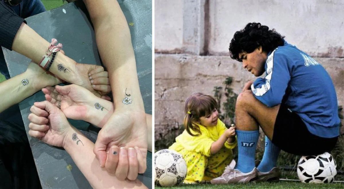 Dalma Maradona mostró el tatuaje que se hizo en honor a Diego Maradona