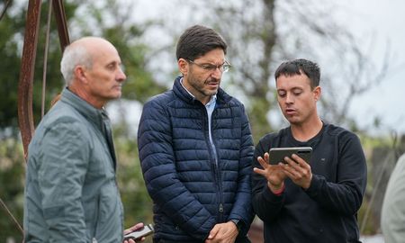 Maximiliano Pullaro visitó establecimientos productivos afectados por el temporal el el departamento Belgrano. Maximiliano Pullaro visitó establecimientos productivos afectados por el temporal el el departamento Belgrano.