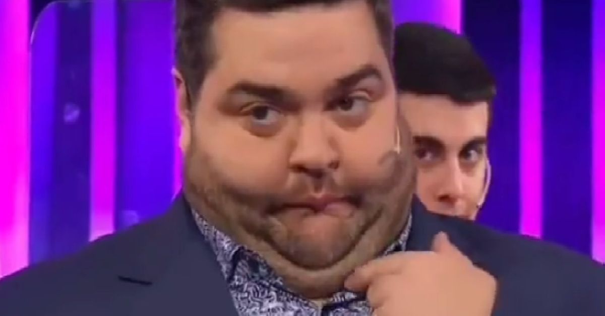 El accidente escatológico de Darío Barassi en vivo