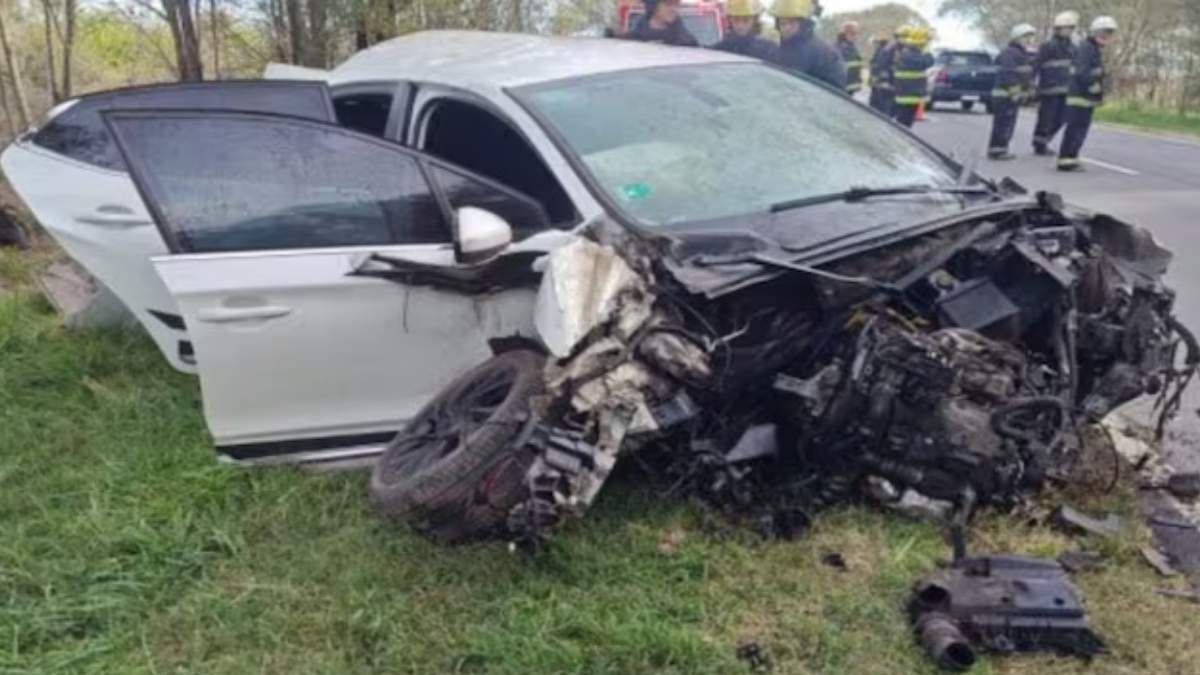 El choque ocurrió en una curva cerrada del Abra de la Ventana
