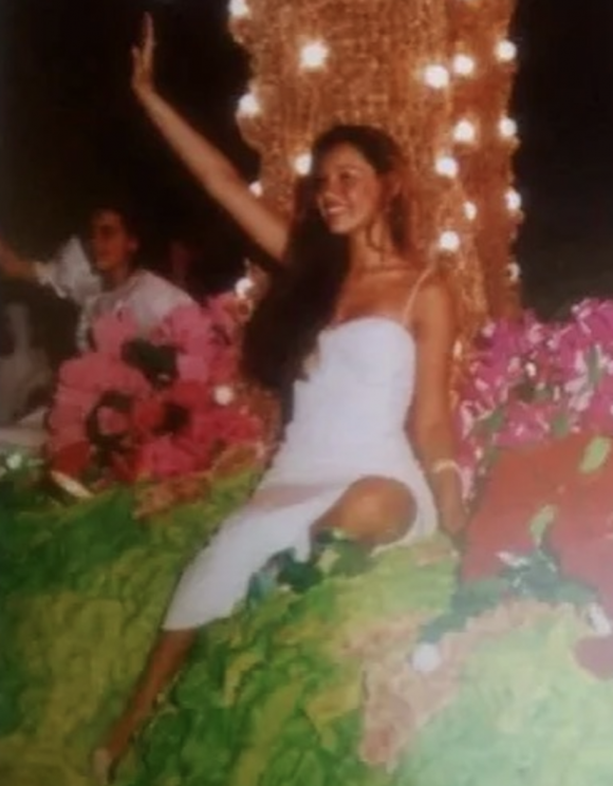 Una de las fotos de Pampita que se hicieron furor en las redes sociales.&nbsp;