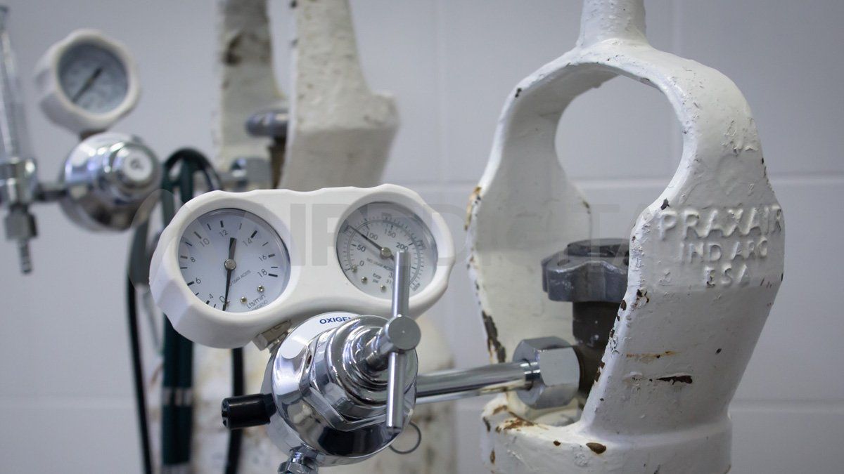 Los pacientes obtienen el oxígeno a través de una red de tuberías