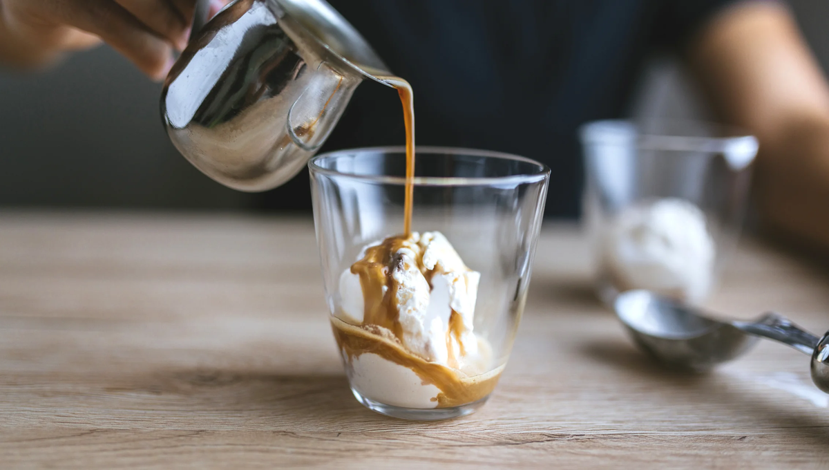 La receta de affogato