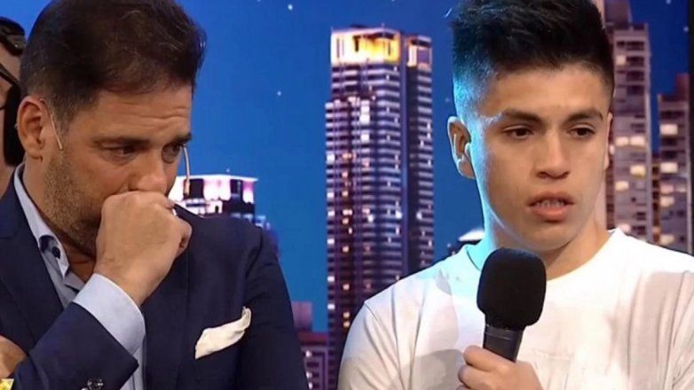 Mariano Iúdica presentó a su hijo adoptivo y no pudo contener la emoción