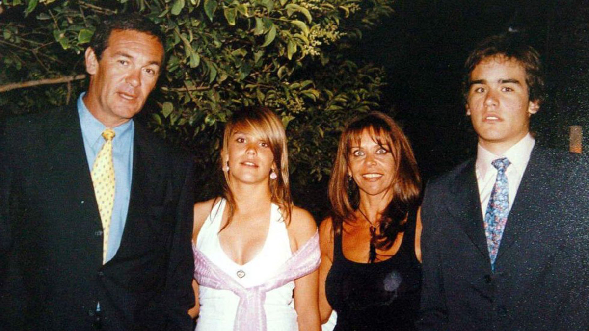 Nora Dalmasso y su familia