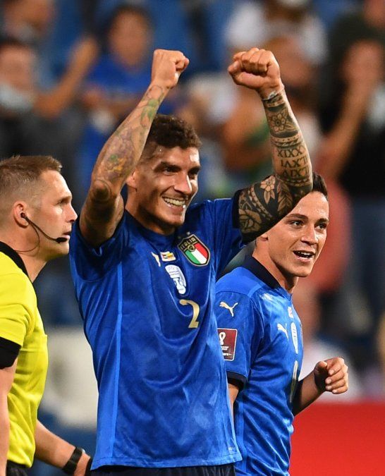 Eliminatorias europeas Qatar 2022: Italia estiró su récord como invicto goleando a Lituania