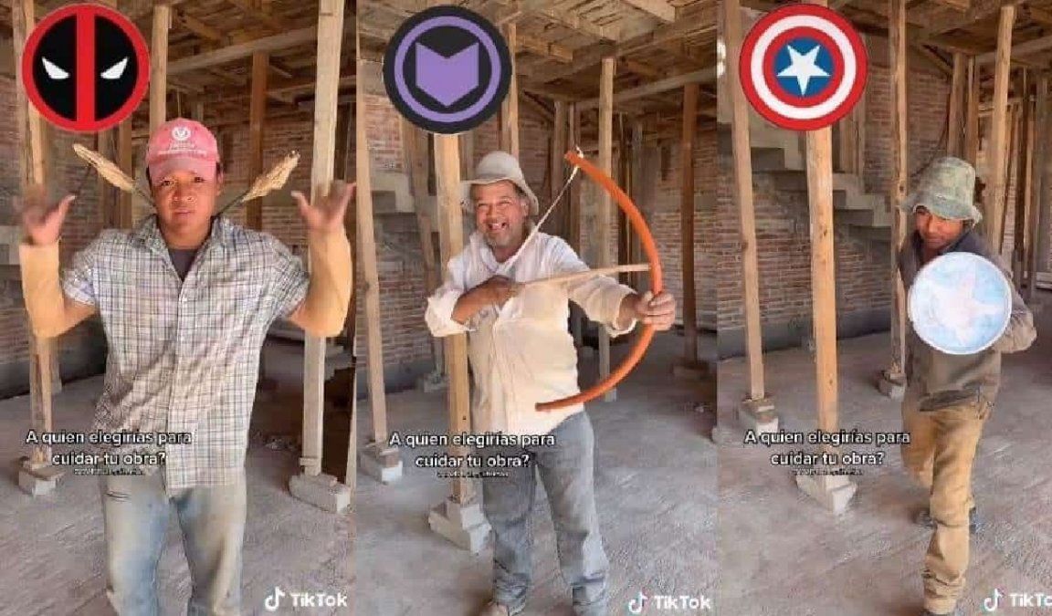 Los Vengañiles: la parodia de unos albañiles sobre Los Vengadores