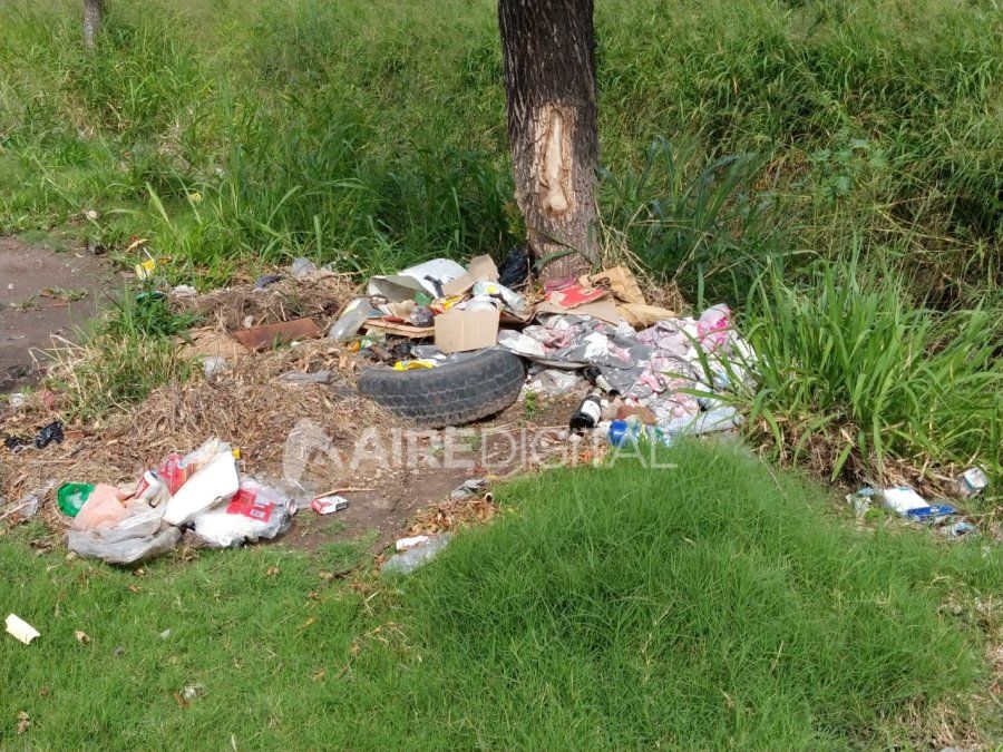 Vecinos del Parque Garay cortan yuyos y limpian espacios públicos