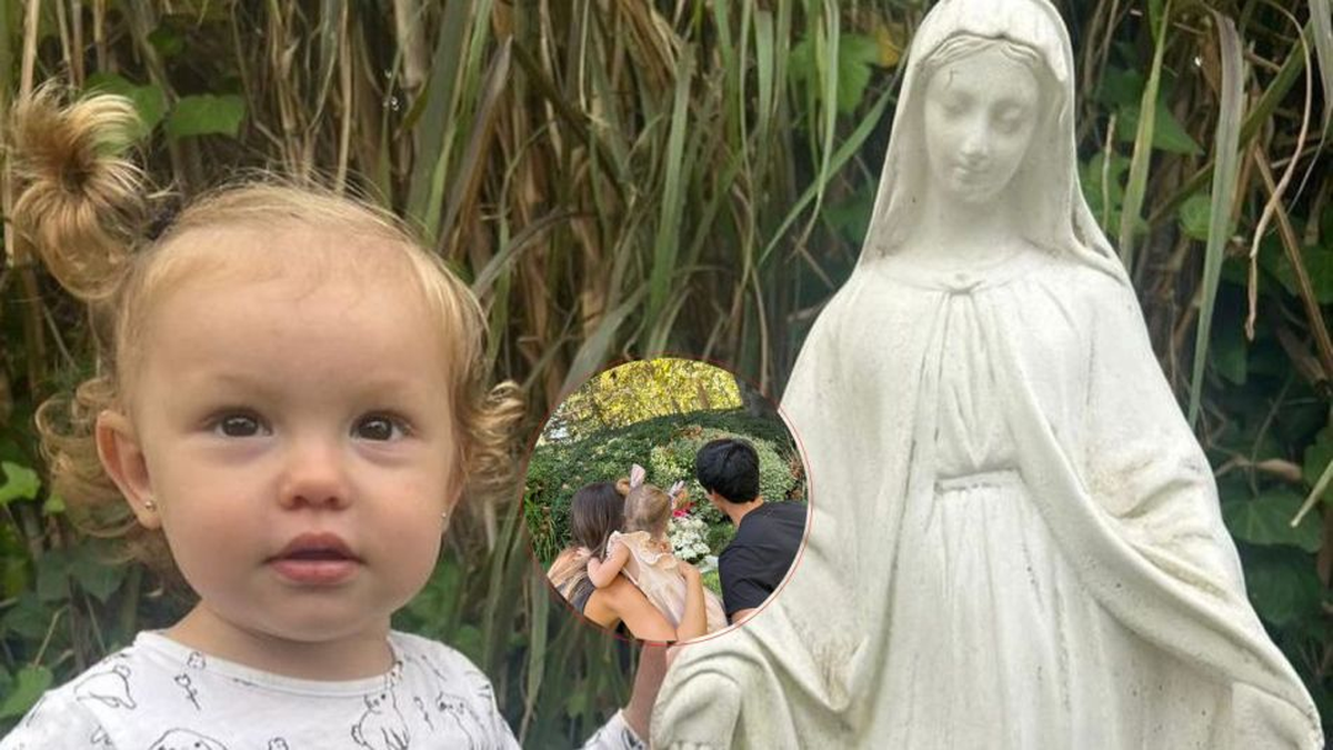 La conmovedora imagen de Pampita y su hija Ana frente a la tumba de Blanca