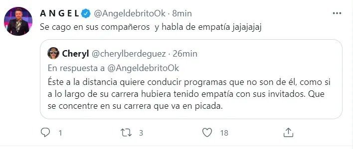Jorge Rial opinó y de Brito lo destrozó. 