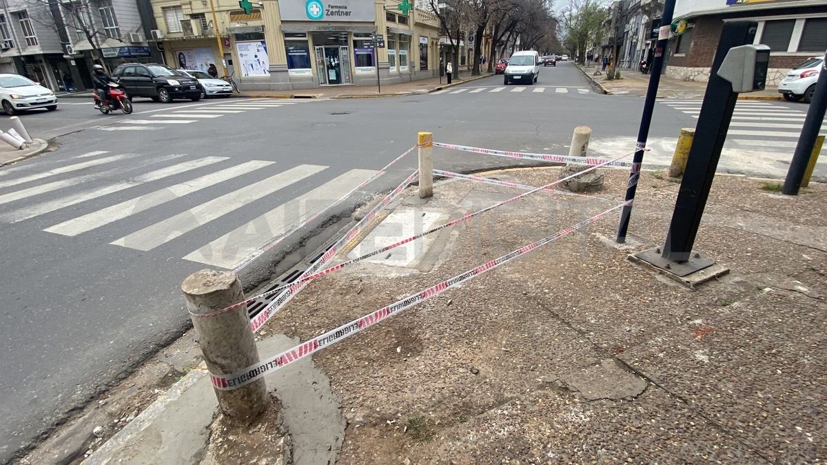 La boca de tormenta de Suipacha y San Jerónimo ya fue reparada