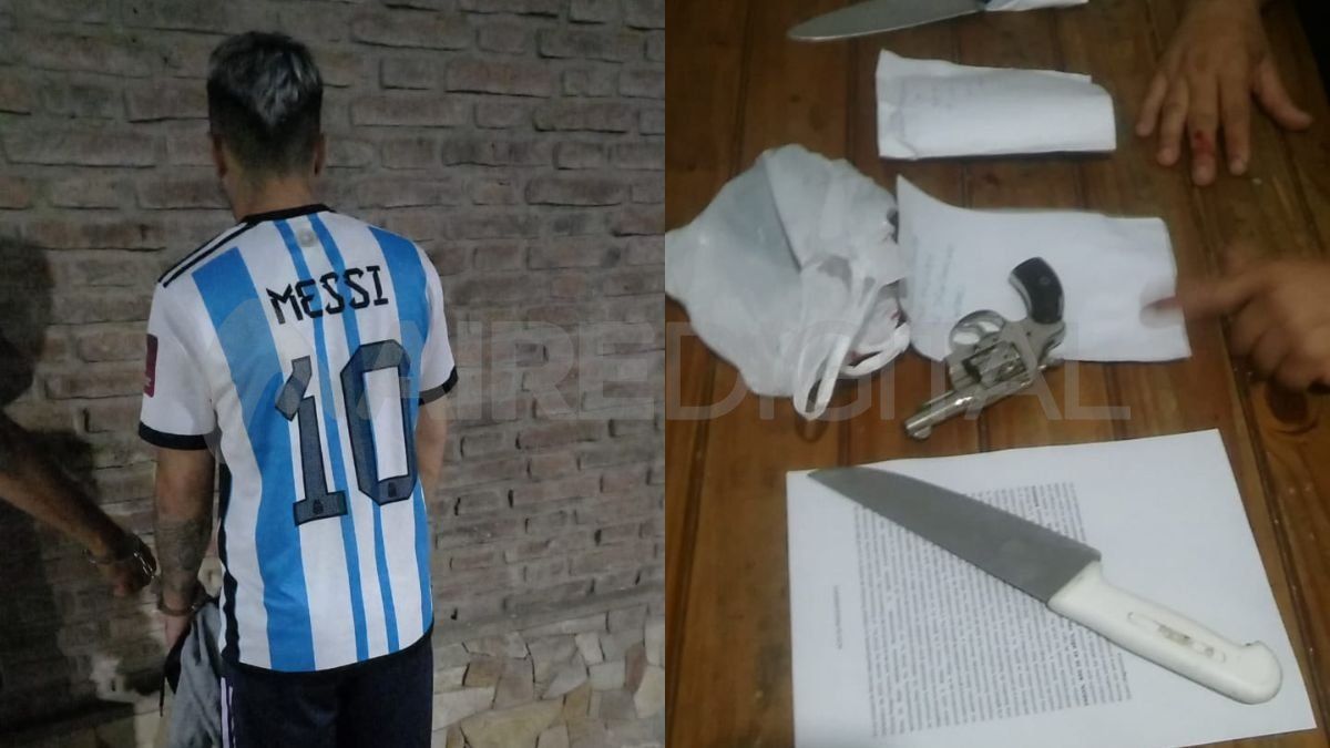 Un joven detenido con un revolver en la ciudad de Recreo.