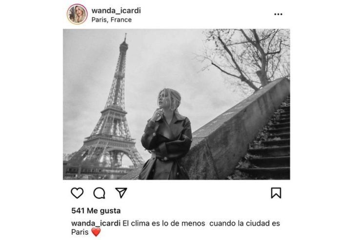 Wanda Nara realizó una publicación encriptada y después la eliminó. 
