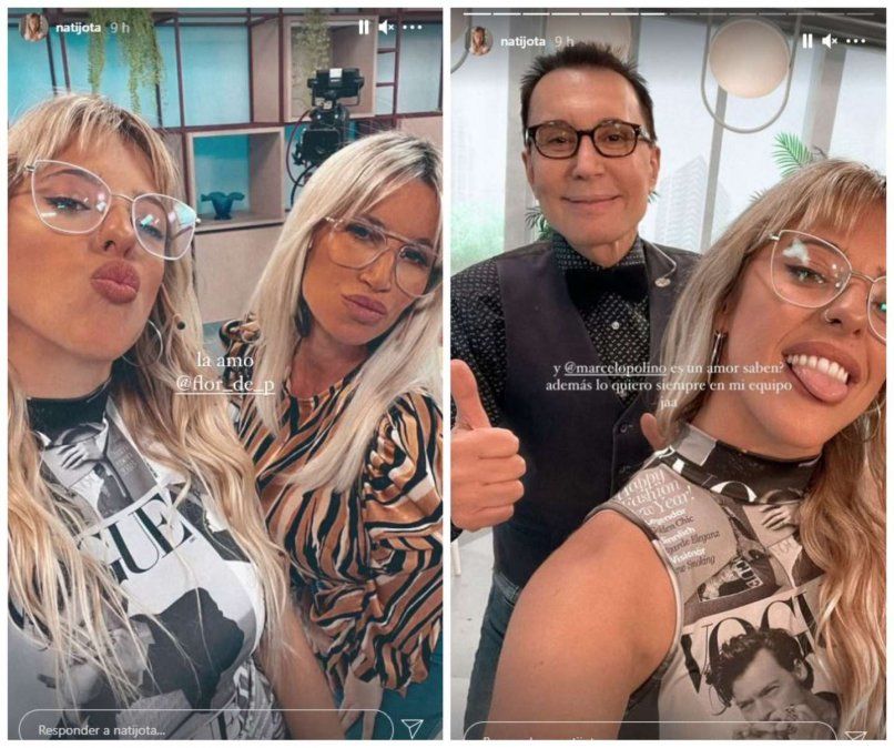 Nati Jota visitó Flor de Equipo.