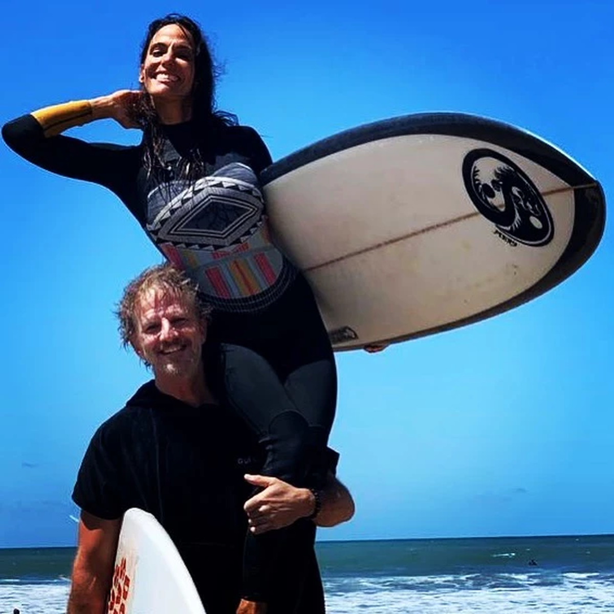 Facundo Arana y María Susini en un romántico post por el Día de los enamorados. Foto: IG.