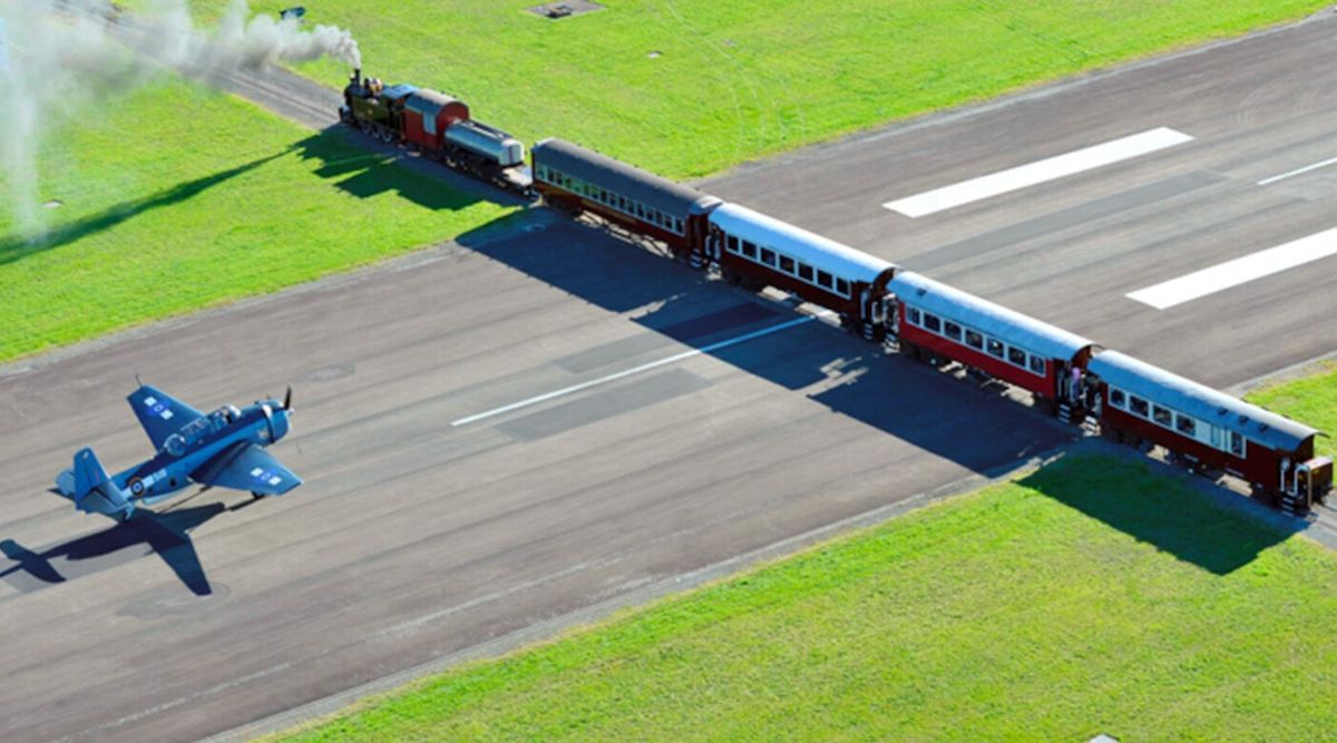 Esta fotografía se tomó en 2013 durante la realización de un festival aéreo