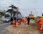 Avanzan los trabajos para instalar los desagües pluviales del Nuevo Puente Santa Fe- Santo Tomé Avanzan los trabajos para instalar los desagües pluviales del Nuevo Puente Santa Fe- Santo Tomé