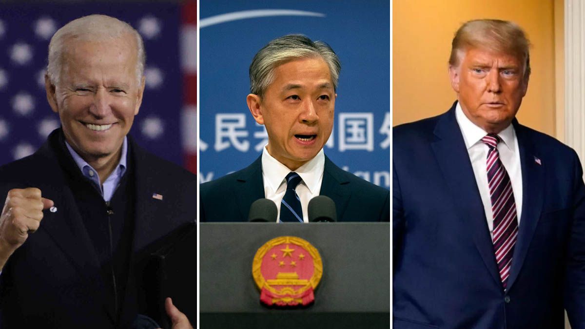 El gobierno de China felicitó al demócrata Joe Biden por el resultado de las elecciones presidenciales en Estados Unidos.