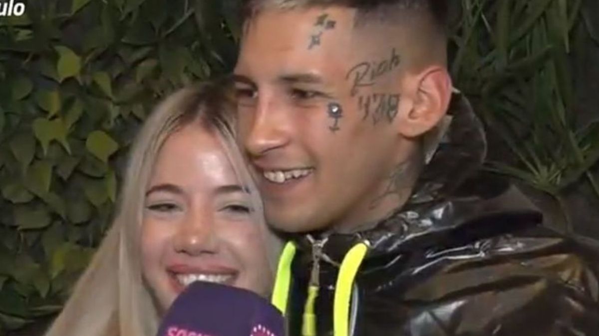 L-Gante y su nueva novia: Candela Arizaga. L-Gante y su nueva novia: Candela Arizaga.
