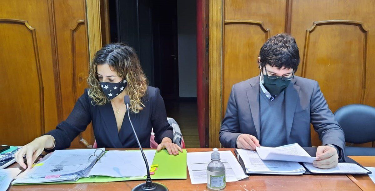 Celeste Minniti y Matías Broggi, fiscales de la Unidad de Violencia de Género, Familiar y Sexual