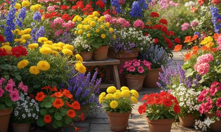 La planta resistente al calor que se siembra en diciembre y llena de flores el jardín. La planta resistente al calor que se siembra en diciembre y llena de flores el jardín.