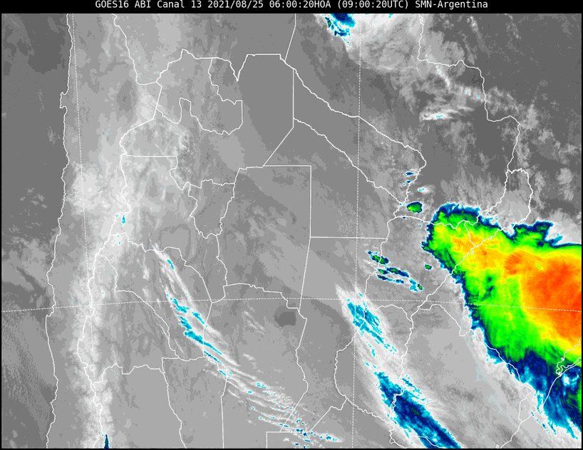 Imágenes satelitales.