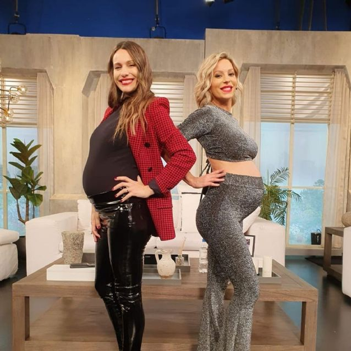Noelia Marzol y Pampita embarazadas.