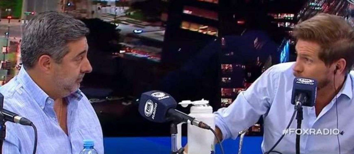 ¡Casi se van a las manos! Sebastián Vignolo discutió con Angelici antes de entrevistarlo al aire