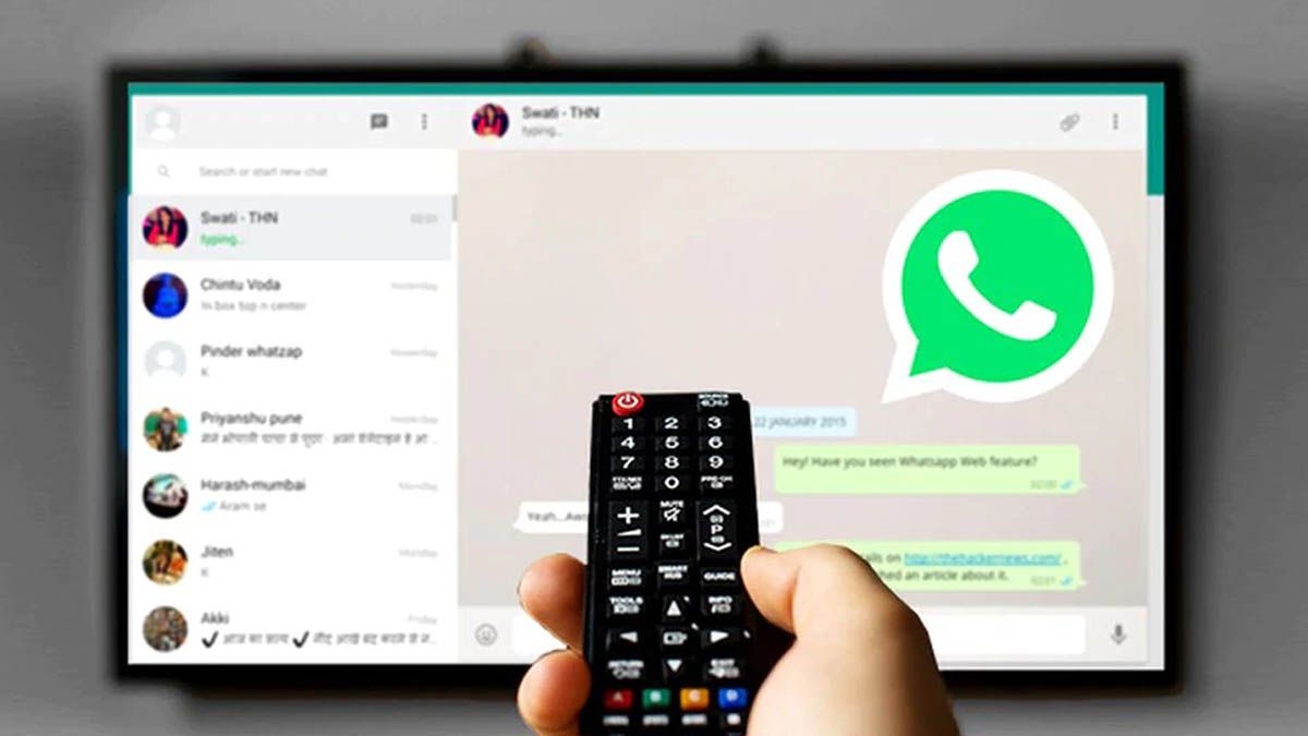 ¿Cómo es el truco para abrir WhatsApp en la televisión?