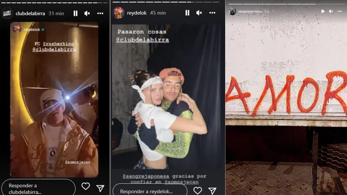 La China Suárez y Rusherking coincidieron en el mismo bar el día del cumpleaños del rapero.