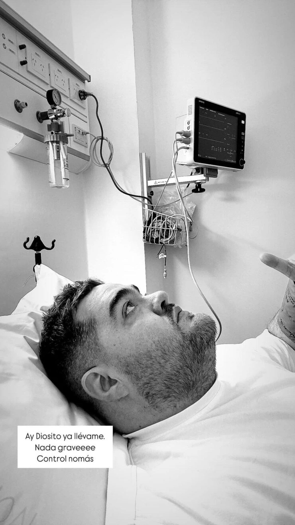 Darío Barassi tuvo que ser internado pero recibió el alta médica rápidamente. Darío Barassi tuvo que ser internado pero recibió el alta médica rápidamente.