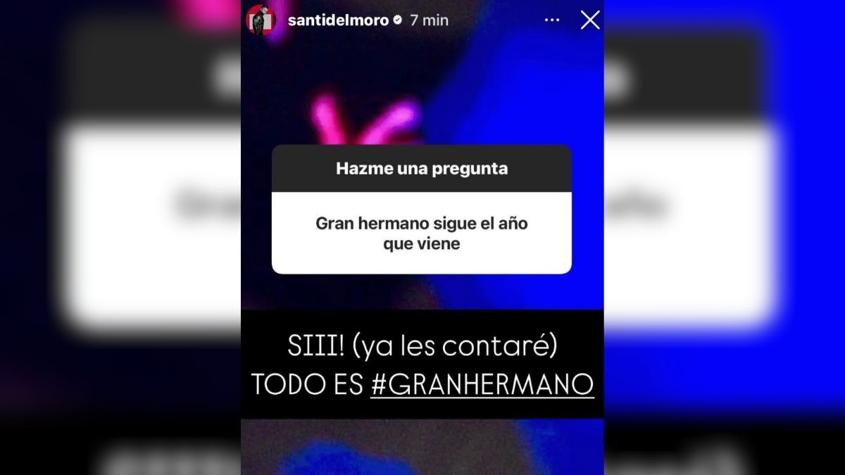 El anuncio de Santiago del Moro que ilusionó a todos los fanáticos del reality show. El anuncio de Santiago del Moro que ilusionó a todos los fanáticos del reality show. 