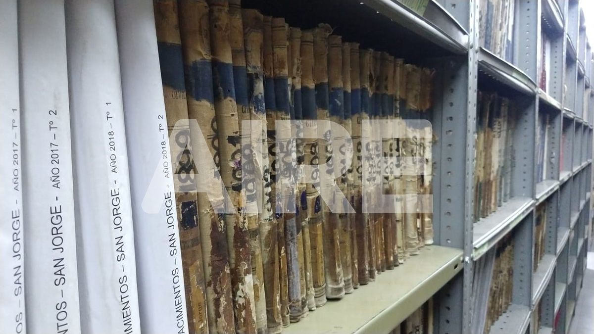 Las partidas del registro civil de Santa Fe están siendo digitalizadas.