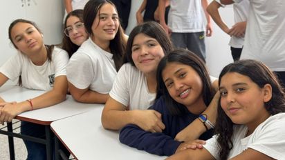 Provincia inauguró una nueva aula en la escuela secundaria Nº 437 de San Genaro