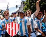 Santafesinos hinchas de Unión presentes en el debut de Argentina en la Copa América. Santafesinos hinchas de Unión presentes en el debut de Argentina en la Copa América.