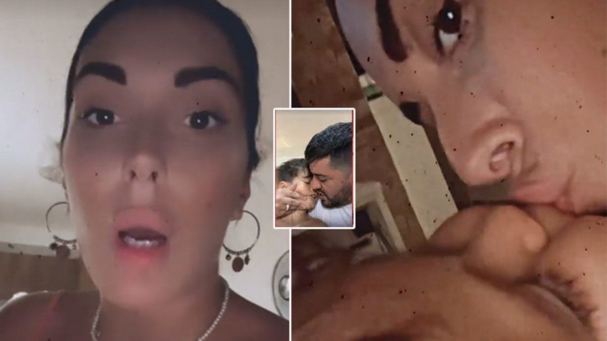 Escandaloso video de la esposa de Diego Maradona Jr con su hijo tras defender a su pareja.